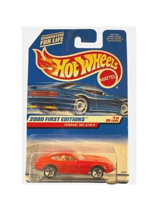 Hot Wheels Other - Vintage Die Cast Hot Wheels 2000 First Edition Ferrari 365 GTB/4 Car Red Collect